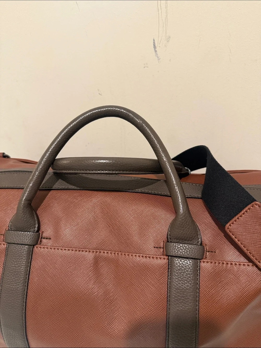 Ted Baker London Brown Duffel with Dark Trim